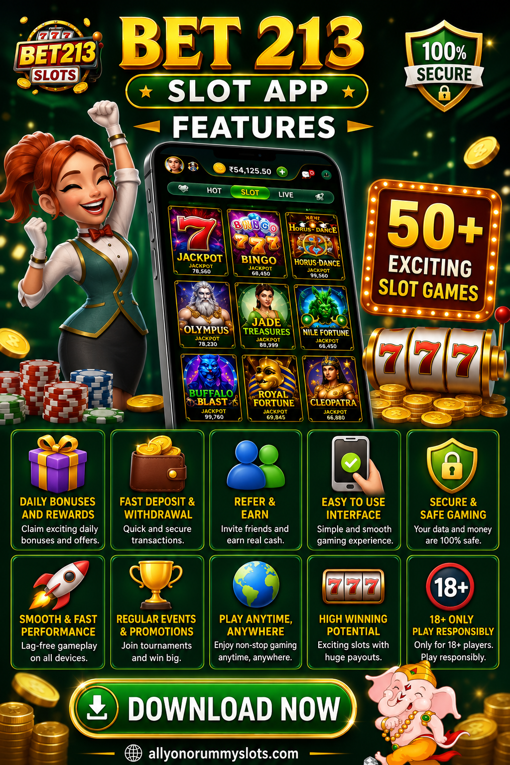 Bet 213 Slots